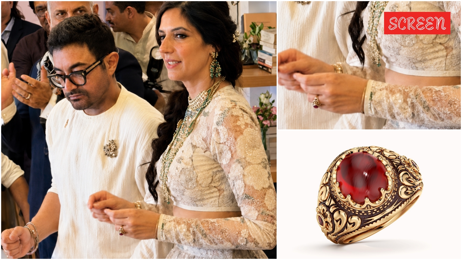 Aamir Khan's wedding ring for Gauri Spratt: 3 months to find rare ruby, 256 hours to craft