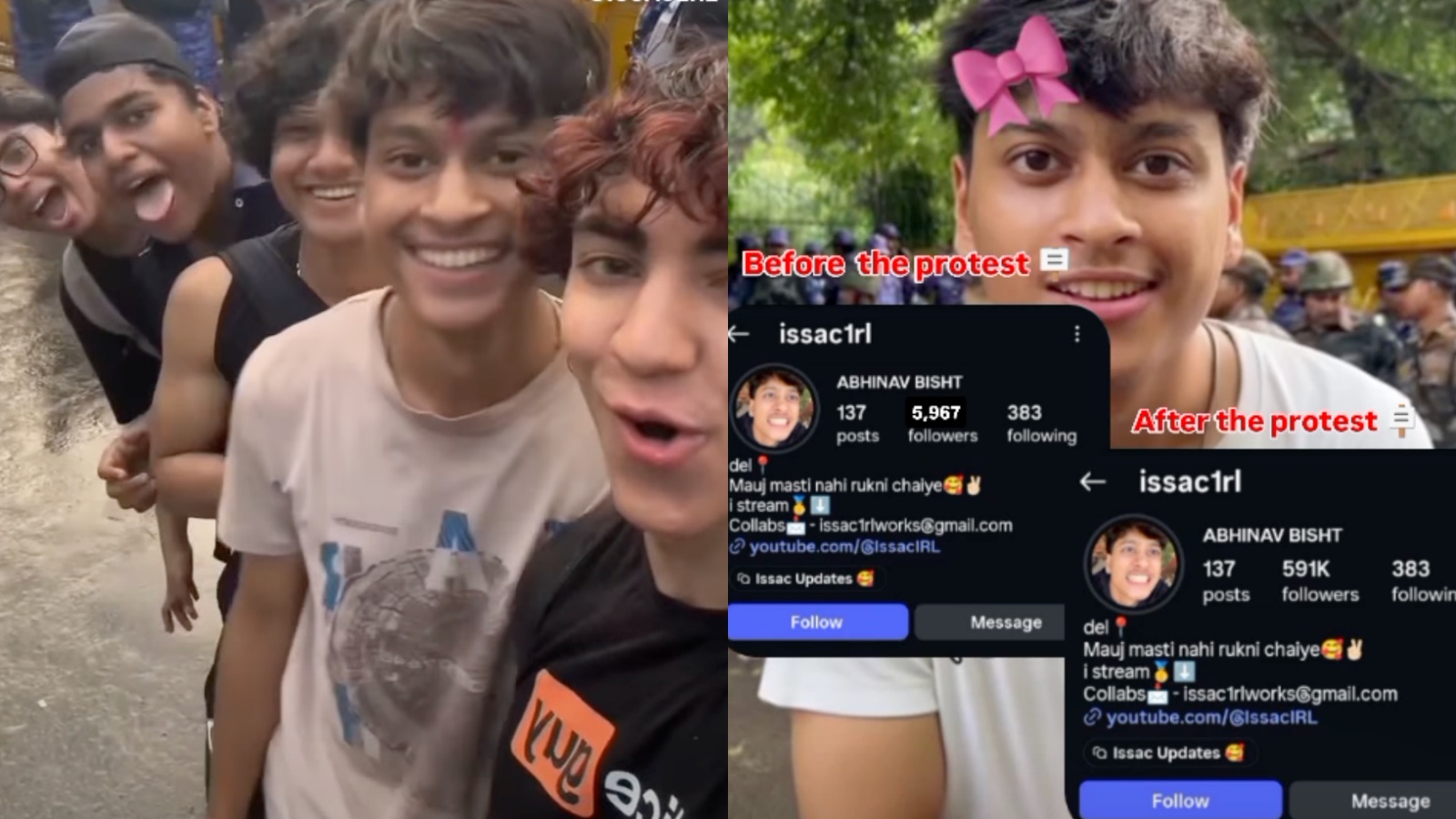 Abhinav Bisht, creator behind viral NEET protest reels, has his Instagram account suspended
