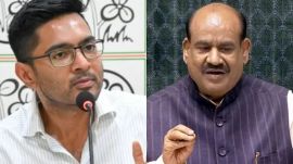 Abhishek Banerjee Om Birla