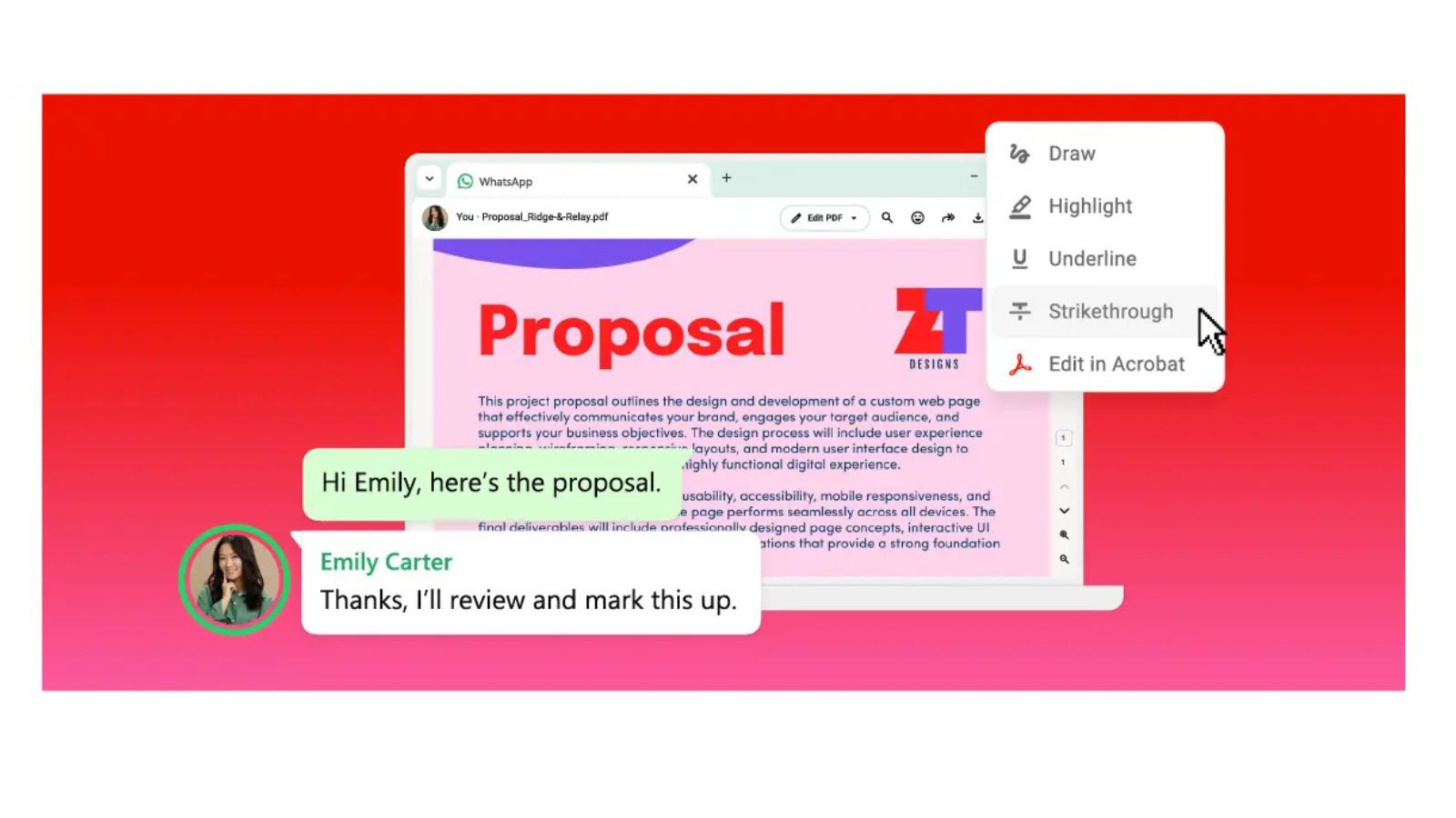 Adobe integration with WhatsApp lets you edit PDFs without leaving messaging platform | Technology News