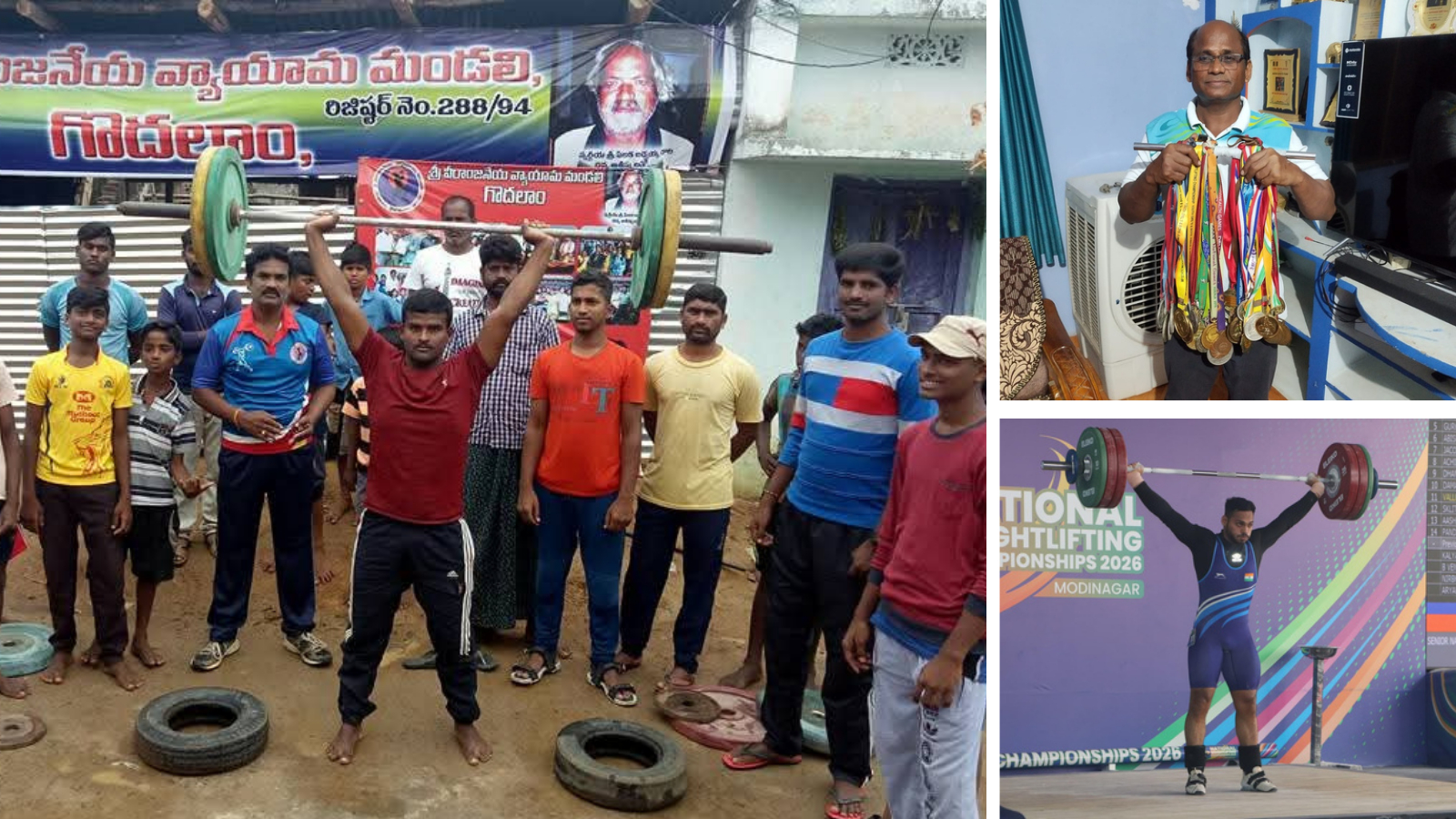 Kondavelagada, Amadalavalasa & Godalam’s weightlifting wizards