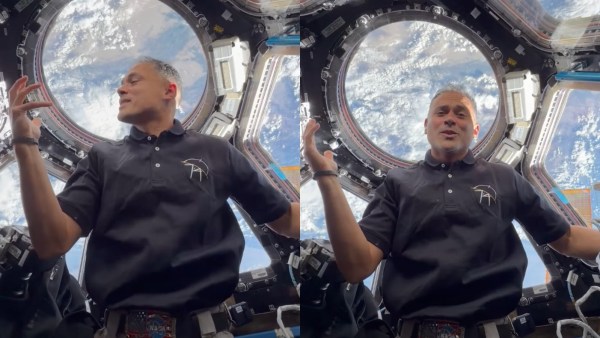Anil Menon has shared his first video from the International Space Station after arriving aboard the Soyuz MS-29 spacecraft