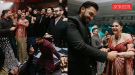 Anshula Kapoor wedding reception Ranveer Singh, Arjun Kapoor