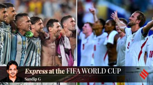 Argentina fans belt out 'Muchachos' – the anthem that began as a schoolteacher's tribute and became the soundtrack of a nation's World Cup dream. (AP)
