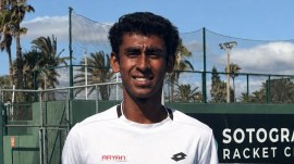 The trainee at Hemant Bendrey Tennis Academy under the guidance of coach Prosonjit Paul, studied Hance's first round performance and exploited his weak points in the game when got the chance to do so. (Arnav Paparkar Instagram)