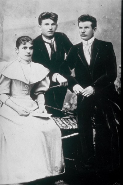 Tomáš, Antonín, and Anna Baťa (Wikipedia)