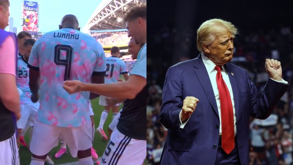 Belgium vs USA Lukaku Trump dance