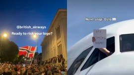 British Airways vs Norwegian Instagram bet
