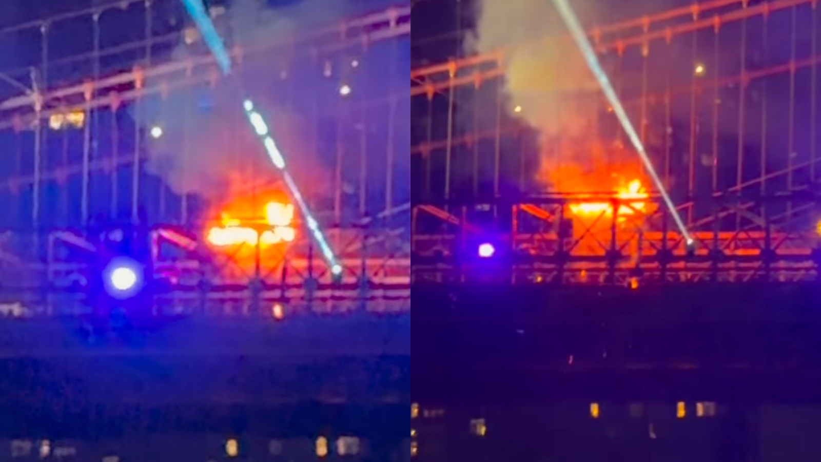 Watch: Brooklyn Bridge catches fire during New York City’s July 4 fireworks