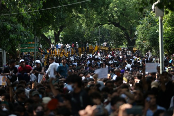 CJP Jantar Mantar protest, Jantar Mantar protest, Delhi protest, Sansad Chalo march, jantar mantar protest, Cockroach Janta Party, CJP protest Delhi, NEET paper leak, unemployment in India, Delhi street protests, Bhagat Singh jail diary, Jantar Mantar protest, Jodhpur IT professionals protest, Shahdara Delhi, youth protests India, media misinformation, Indian Express reporting, civil rights dissent India, Indian express news, current affairs