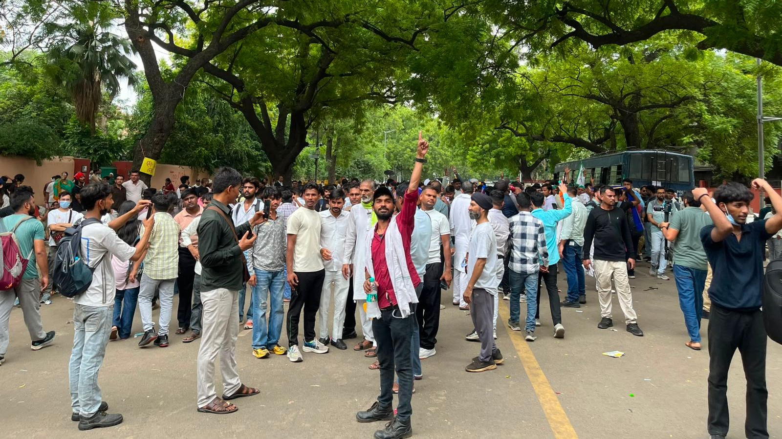How Delhi’s Jantar Mantar found out about Pradhan’s resignation, and reacted