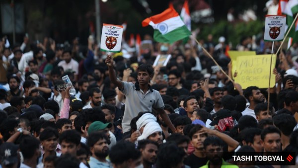 CJP protest-delhi 3rd day, student
