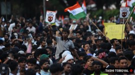 CJP protest-delhi 3rd day, student