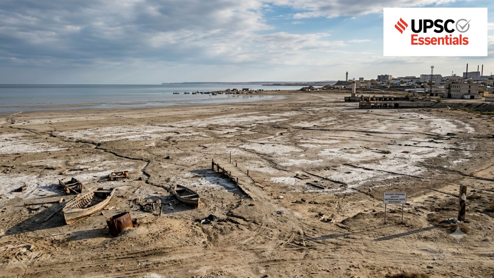 How the shrinking Caspian Sea intensifies ecological stress