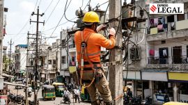 Covid electricity department worker