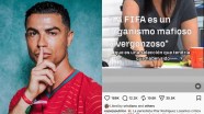 Cristiano Ronaldo likes Post Accusing FIFA Of Helping Argentina