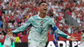 Cristiano Ronaldo converted a penalty, helping Portugal beat Croatia in the Round of 32 match. (AP)