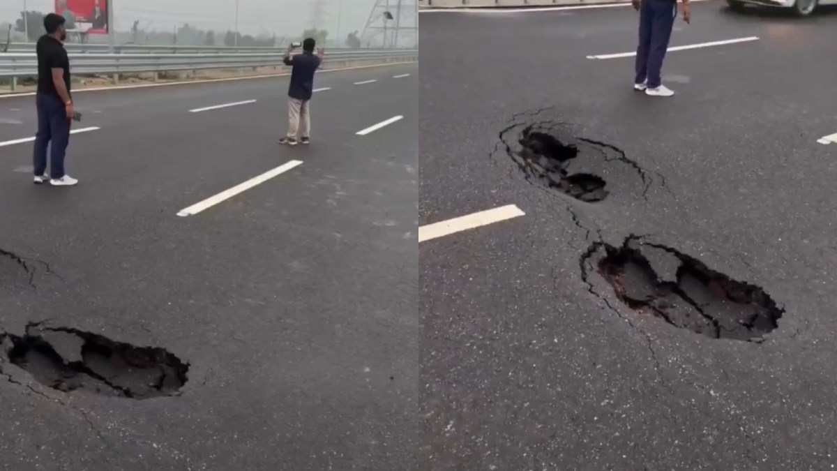 Rs 12,000 crore Delhi-Dehradun expressway develops potholes after rainfall in just 3 months | Trending News - The Indian Express