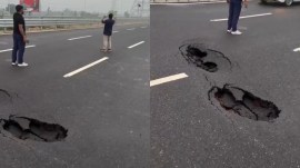 Delhi-Dehradun Expressway potholes