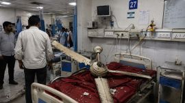 A 42-year-old patient died hours after a ceiling fan fell on him at GTB Hospital, prompting police investigations while the hospital blamed underlying health conditions.
