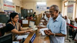 The government is designing a new EPFO-led contributory pension scheme for unorganized and formal sector workers using a Target Retirement Sum converted at age 60. (AI generated)