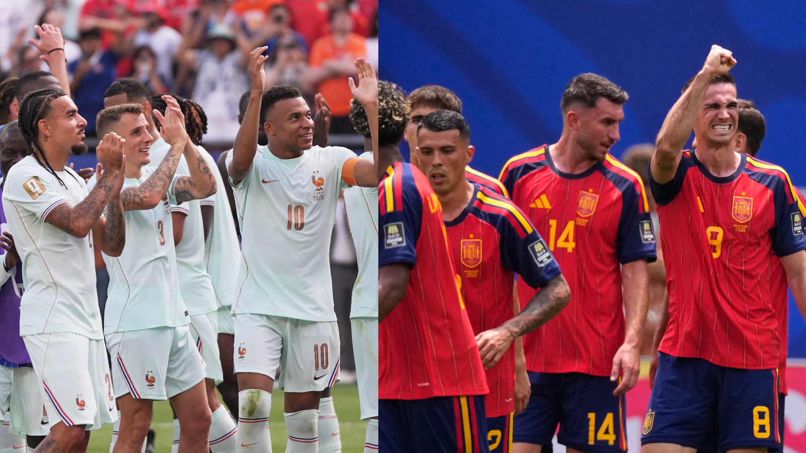 Connections vs Organisation: France vs Spain a battle of football philosophies