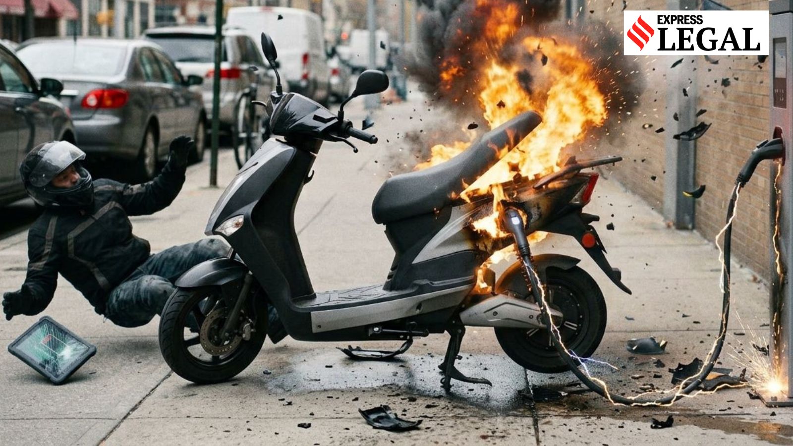 EV battery explosion while charging injures man, manufacturer ordered to pay Rs 2.6 lakh