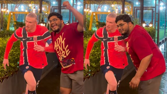 Erling Haaland comments on Indian man's viral reel about weight loss