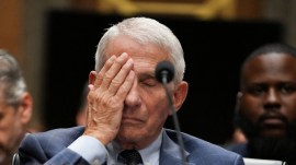 Anthony Fauci, the former Director of the National Institute of Allergy and Infectious Diseases (NIAID), attends a US Senate Homeland Security and Governmental Affairs Committee on Capitol Hill in Washington, DC, July 29, 2026. (REUTERS)