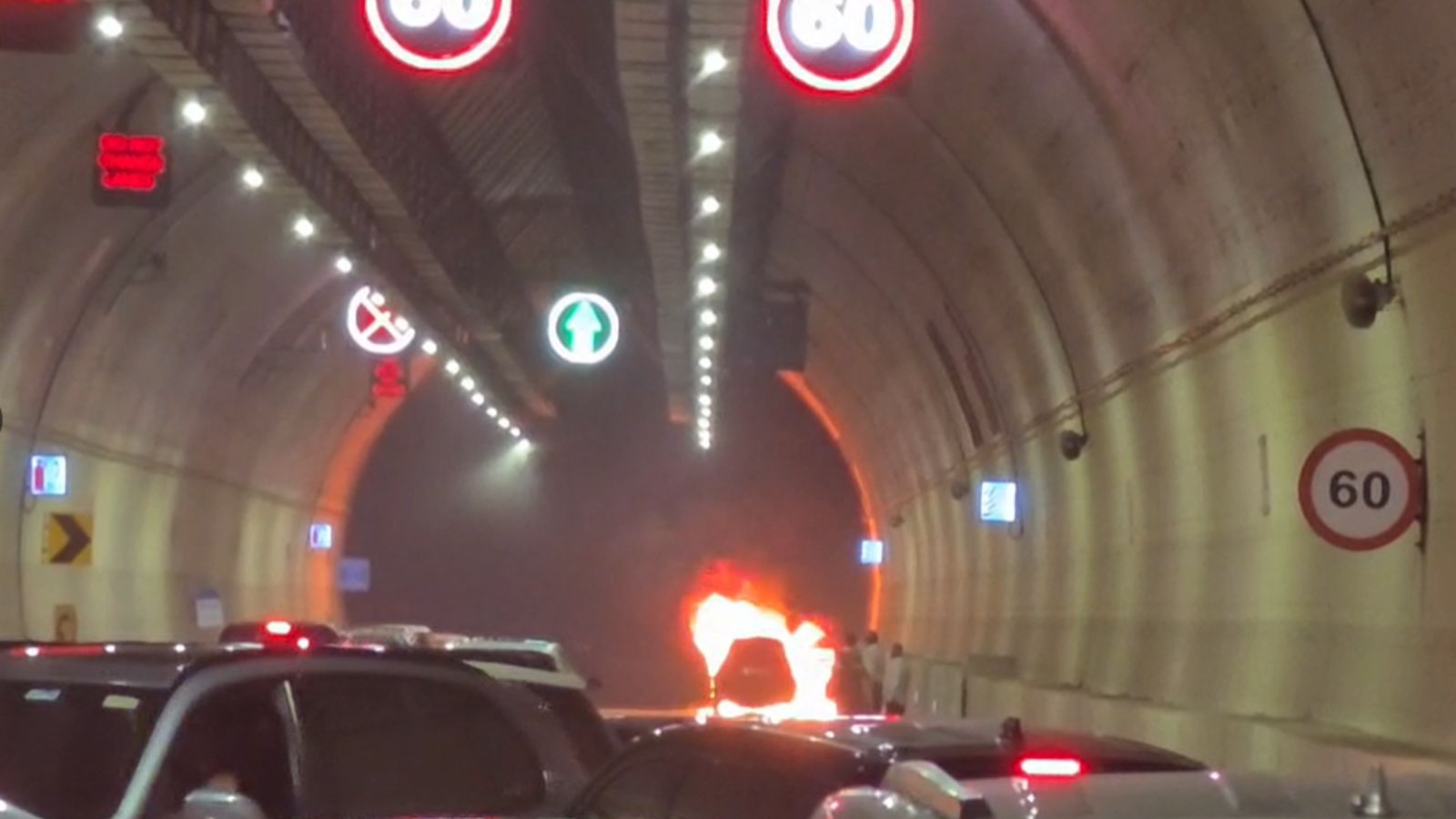 Car catches fire inside Mumbai Coastal Road tunnel, brings traffic to standstill