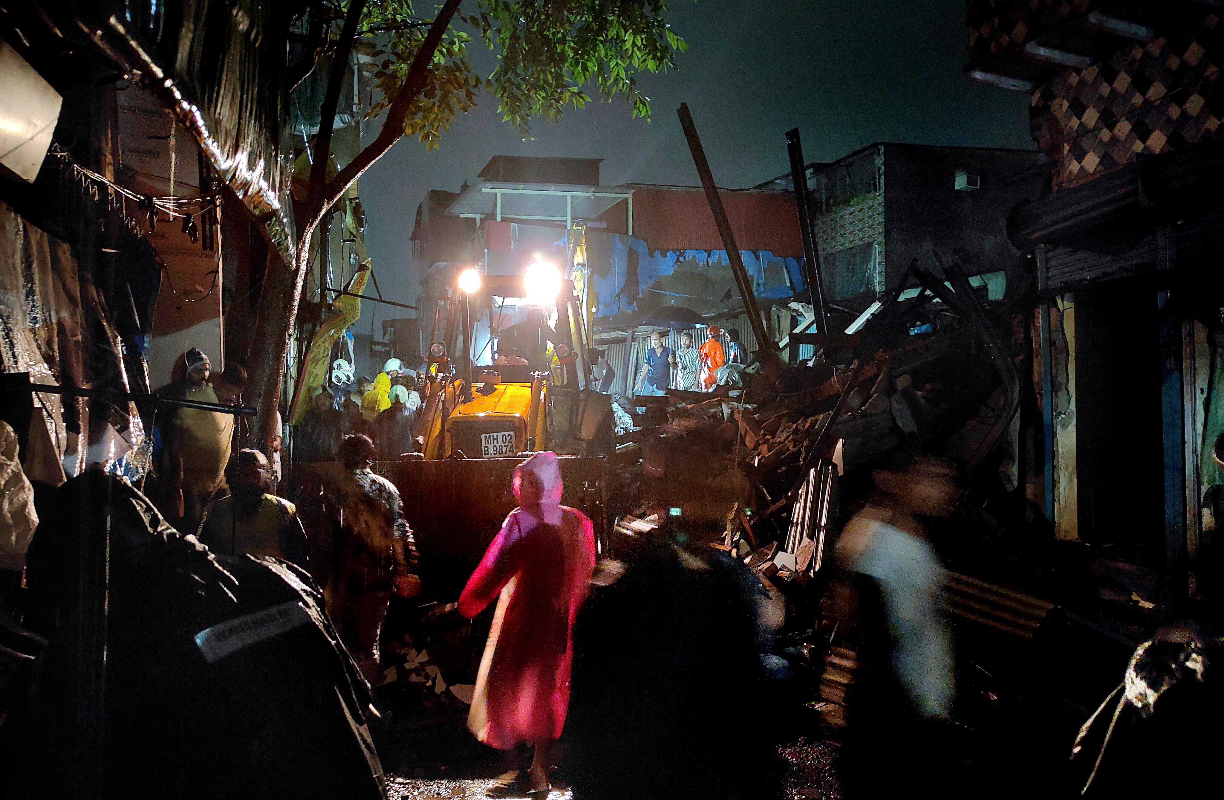 Mumbai chawl collapse: Mother, children among dead, Mayor says shanty “illegal”