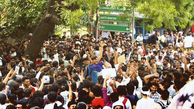 Jantar Mantar was crowded, yet I breathed freely | The Indian Express
