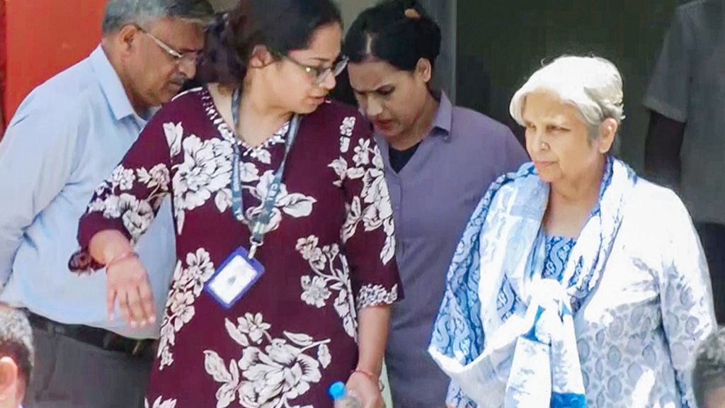 Twisha Sharma death case, Court denies retired judge's bail in Twisha Sharma death case, twisha dowry death, Twisha Singh husband taken into police custody, Twisha Sharma, Samarth Singh, Twisha Sharma death case, Bhopal dowry death, murdered Twisha Singh husband taken into police custody, Twisha Sharma death, Twisha Sharma second postmortem, Twisha Sharma postmortem, AIIMS Delhi, found hanging at marital home, delhi news, India news, Indian express, current affairs