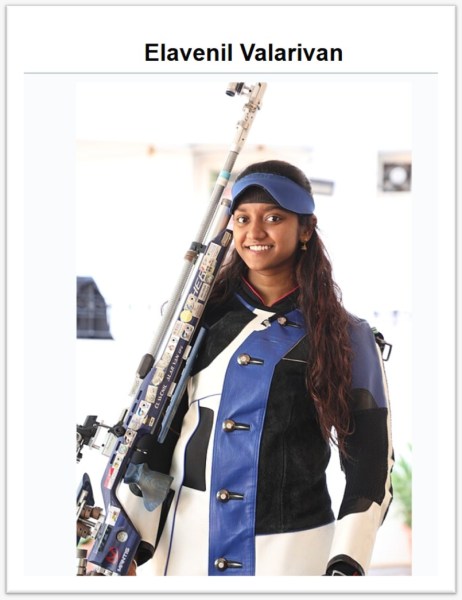Elavenil Valarivan: Shooting