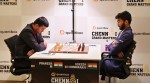 Pranesh defeated world champion Gukesh D in 39 moves in the penultimate round of the Chennai Grand Masters tournament. (Express Photo)