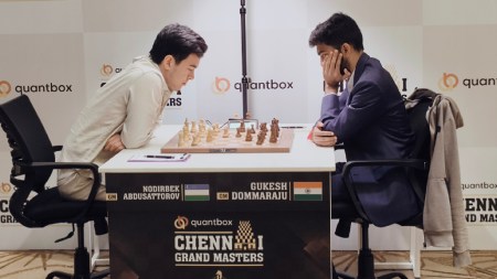 A day after world champion D Gukesh was left miffed with a draw against Dmitry Andreikin, the 20-year-old looked a relieved man after splitting points against arch-rival Nodirbek Abdusattorov