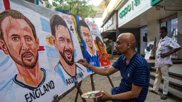 Mumbai Teacher Paints Tribute to World Cup 2026 Semifinalists