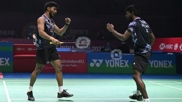 The likes of MR Arjun and Hariharan Amsakarunan also sat alongside Coach Tan for Satwik-Chirag matches. (FILE: BAI)