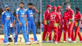 India take on Zimbabwe for a three match T20I series. (BCCI/Zimbabwe Cricket)