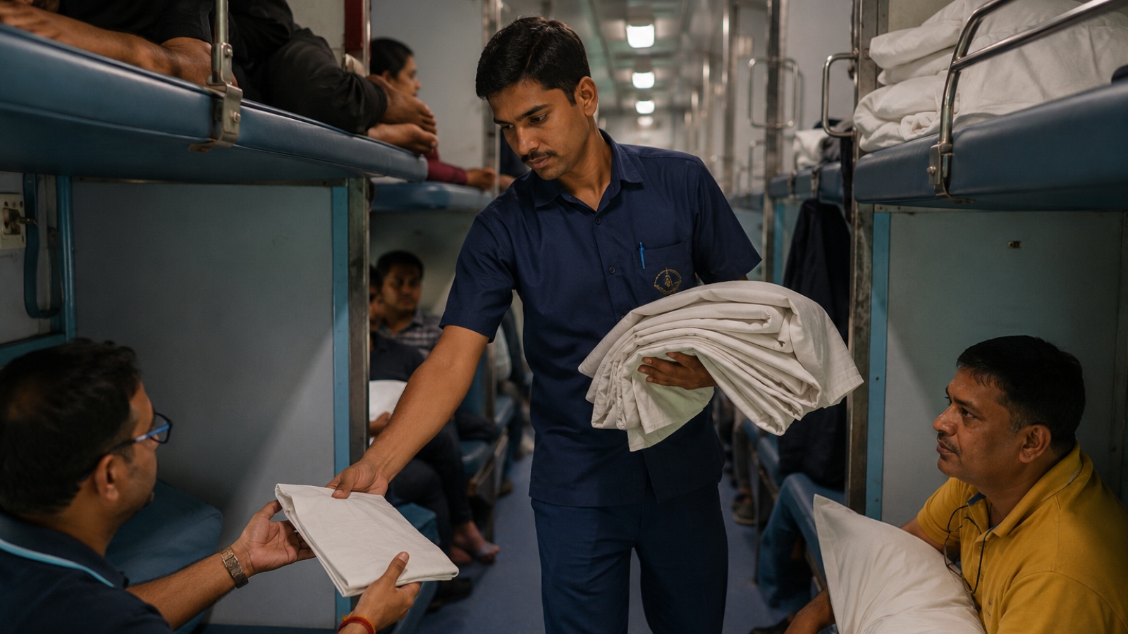 Who pays when train passengers steal blankets? An attendant explains