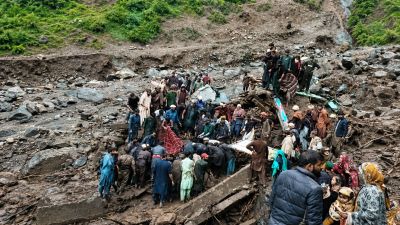 He stepped out to save his car. He returned to find his family buried beneath their ‘Taj Mahal’