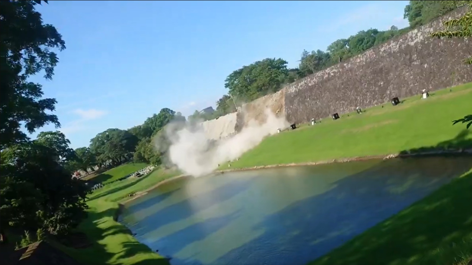 Japan earthquake: Viral video captures walls of 400-year-old Kumamoto Castle collapsing