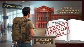 Karnataka High Court, Look Out Circular quashed, Article 21, adult travel rights, parental custody dispute, Bureau of Immigration, matrimonial dispute, custody case, Justice Suraj Govindaraj, constitutional right to travel, Karnataka High Court judgment, Indian Express news