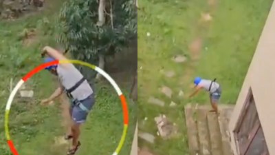 Karnataka zip line accident video