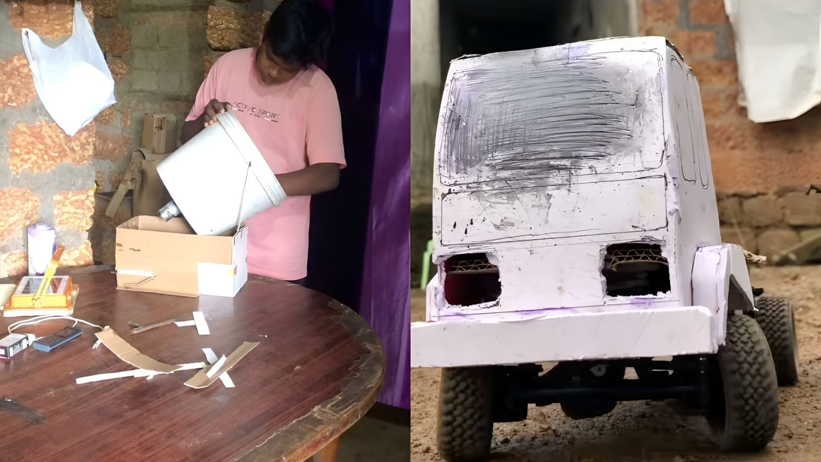 Meet Levin Paulose, Kerala boy who built robot from cardboard
