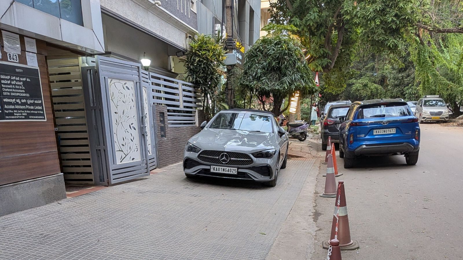 ‘Shameless behaviour’: Kiran Mazumdar-Shaw on Mercedes parked on Bengaluru pavement