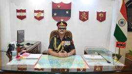 An alumnus of the National Defence Academy (NDA), Lt Gen Pushkar was commissioned into the 74 Armoured Regiment in December 1988.(Credits: Ministry of Defence) Operation Sindoor