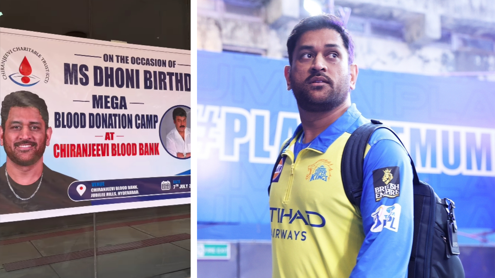 500 people expected to donate blood on MS Dhoni’s birthday