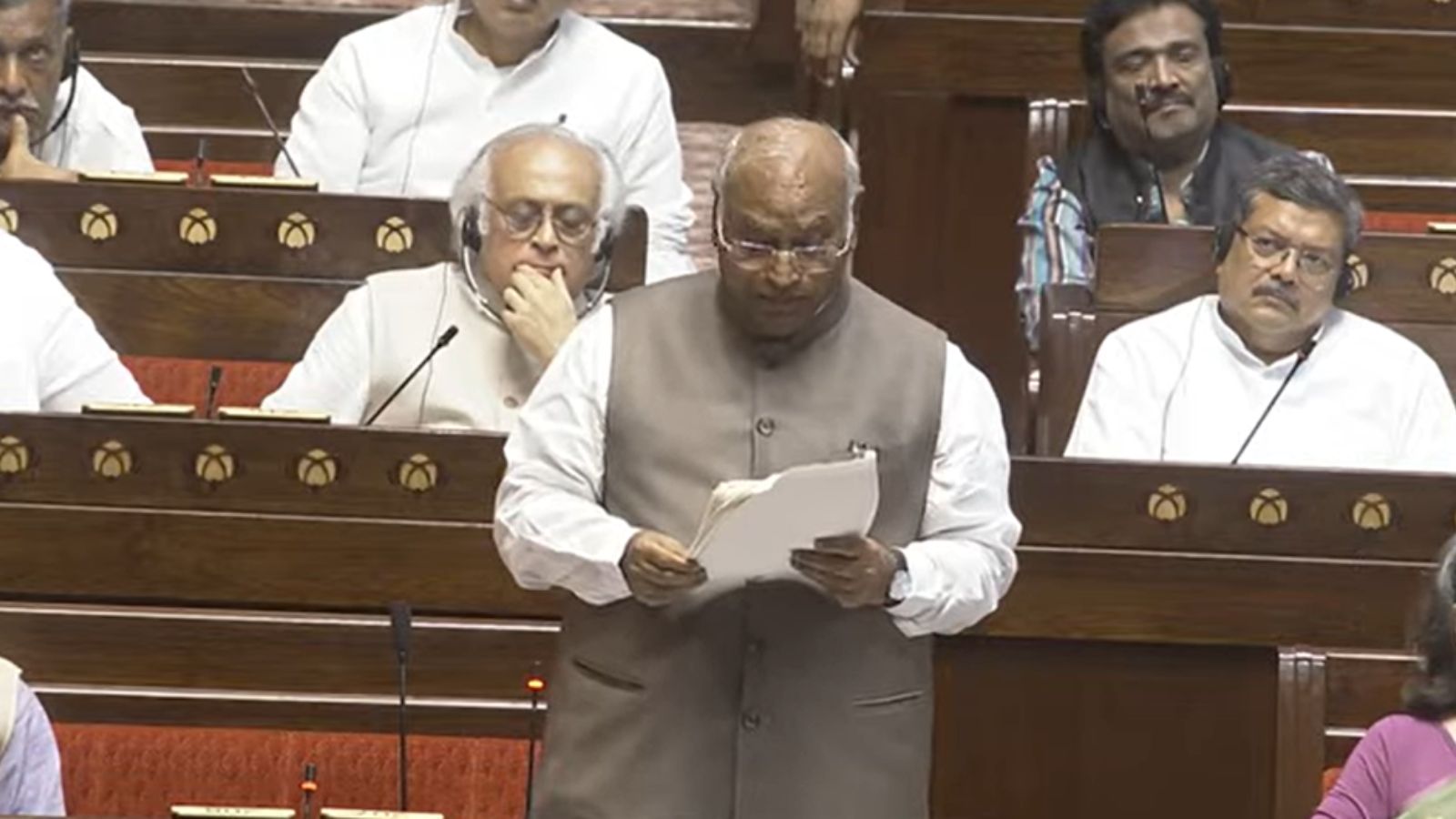 Parliament Monsoon Session 2026 Day 9 Live Updates | ‘You’re sitting in a room, we’ll bring you out’: Mallikarjun Kharge slams Amit Shah