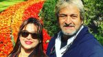 Medha Manjrekar with husband Mahesh Manjrekar